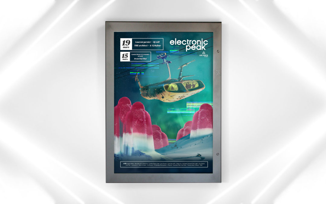 Electronic Peak Festival Poster Design
