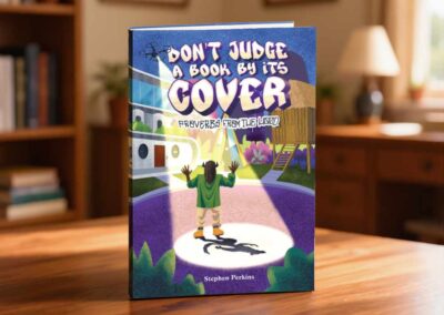 Don’t Judge a Book By Its Cover Book Illustration & Layout Design